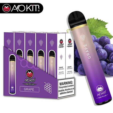 AOKIT Omi Plus Disposable 1600 Puffs 4% - Grape