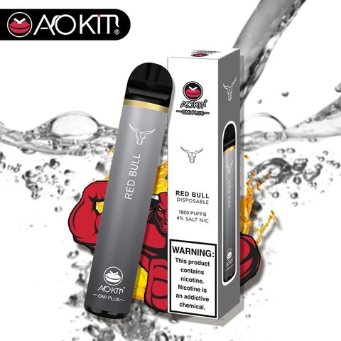 AOKIT Omi Plus Disposable 1600 Puffs 4% - Red Bull