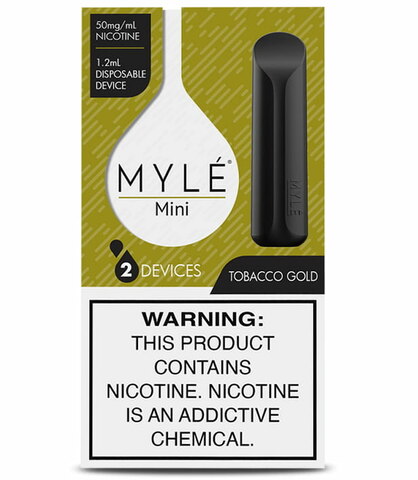 Mylé Mini Disposable Vape Tobacco Gold