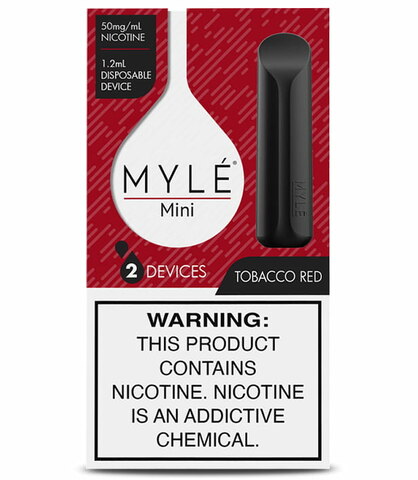 Mylé Mini Disposable Vape Tobacco Red