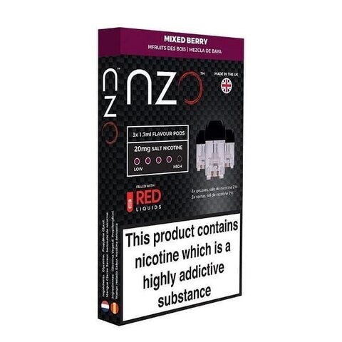 NZO Pods Mixed Berry Flavor