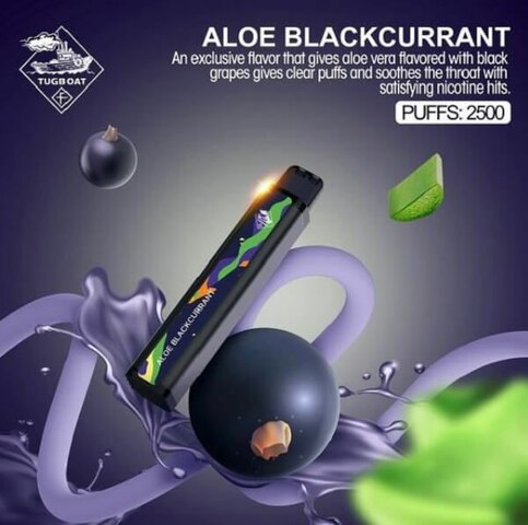 Tugboat XXL Aloe Blackcurrant Disposable Vape