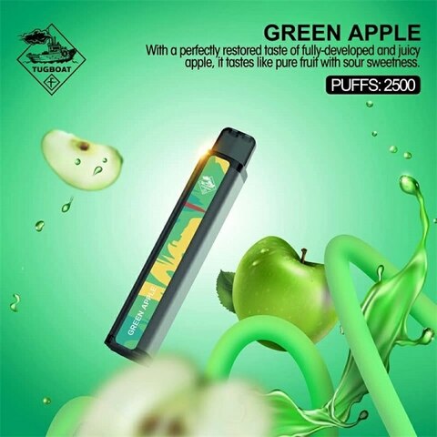 Tugboat XXL Green Apple Disposable Vape