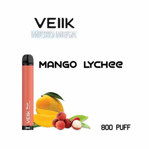 Veiik Mega Mango Lychee Disposable Vape