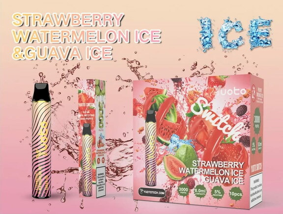 Yuoto Switch Strawberry Watermelon & Guava Ice Disposable Vape