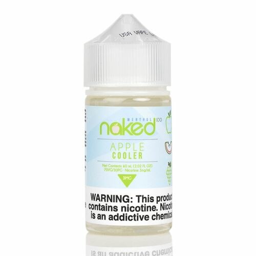 NKD 100 (Naked 100) - Apple Menthol 3mg 50ml 2