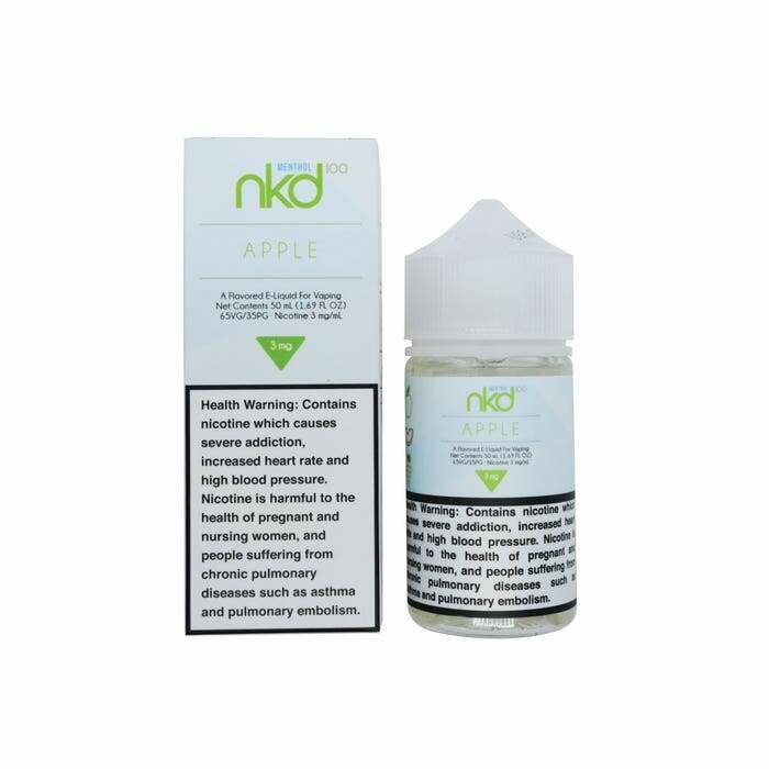 NKD 100 (Naked 100) - Apple Menthol 3mg 50ml