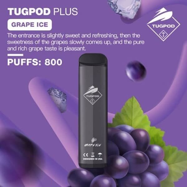 Tugboat Plus Grape Ice Disposable Vape