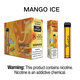 Yuoto XXL Mango Ice Disposable Vape (2500 Puffs) 3